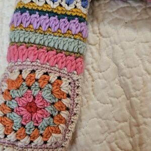 Colorful Crochet Sleeve By French Knot